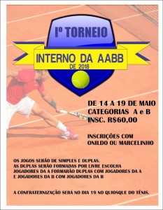 Torneio Interno de Tênis de quadra 2018