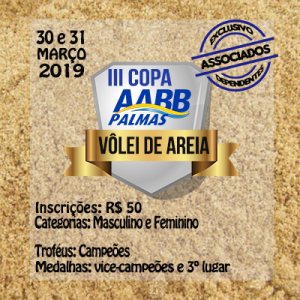 III Copa de vôlei de areia - 30 E 31.03